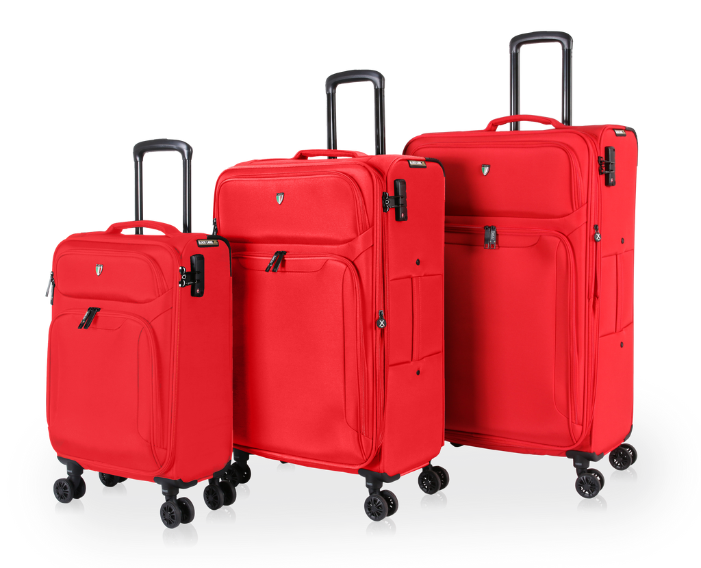 TUCCI Italy SUPERIORE (20", 27", 29") Softside Detachable Wheel Luggage Set