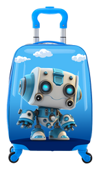 TUCCI Italy ROBO KID 18" Spinner Wheel Children Suitcase