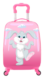 TUCCI Italy HAPPY BUNNY 18" Spinner Wheel Children Suitcase