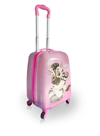 TUCCI Italy LIL' ZEBRA 18" Spinner Wheel Children Suitcase