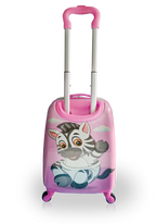 TUCCI Italy LIL' ZEBRA 18" Spinner Wheel Children Suitcase