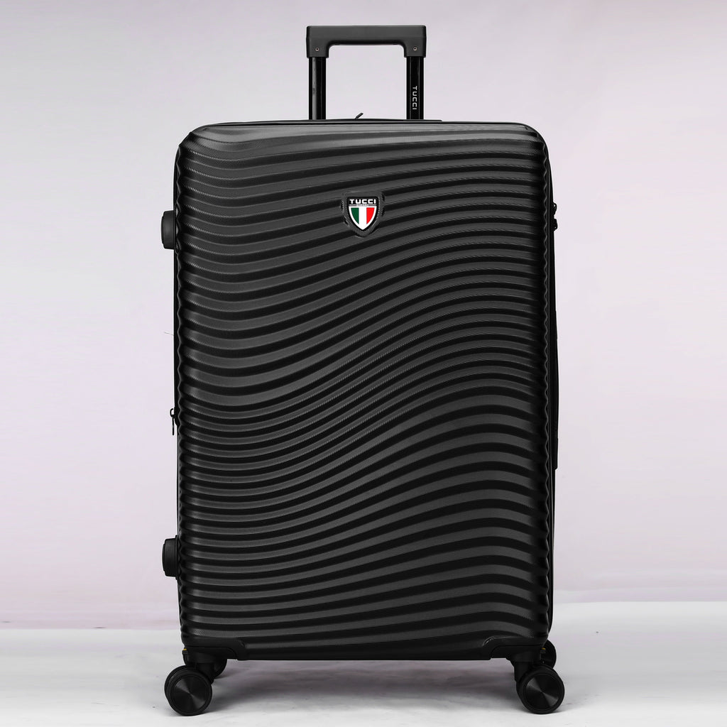 Tucci Italy Spettro 3-Piece Expandable Hardside Spinner Luggage Set, 20/28/30 Inches