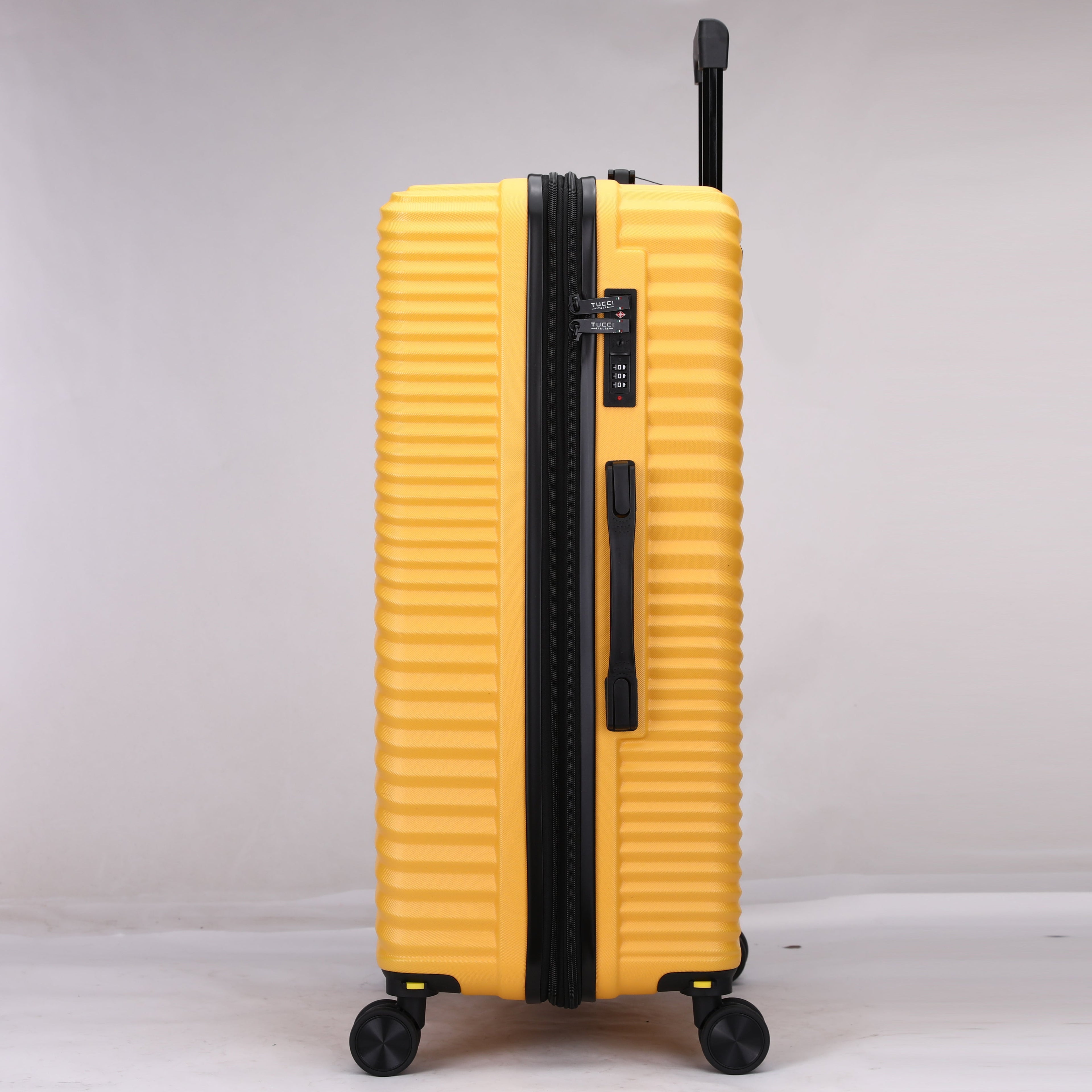 Tucci Italy Spettro 3-Piece Expandable Hardside Spinner Luggage Set, 20/28/30 Inches