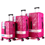 Tucci British Camo Expandable Hardside Spinner Luggage Set, 20/28/30 Inches