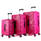 Tucci British Camo Expandable Hardside Spinner Luggage Set, 20/28/30 Inches