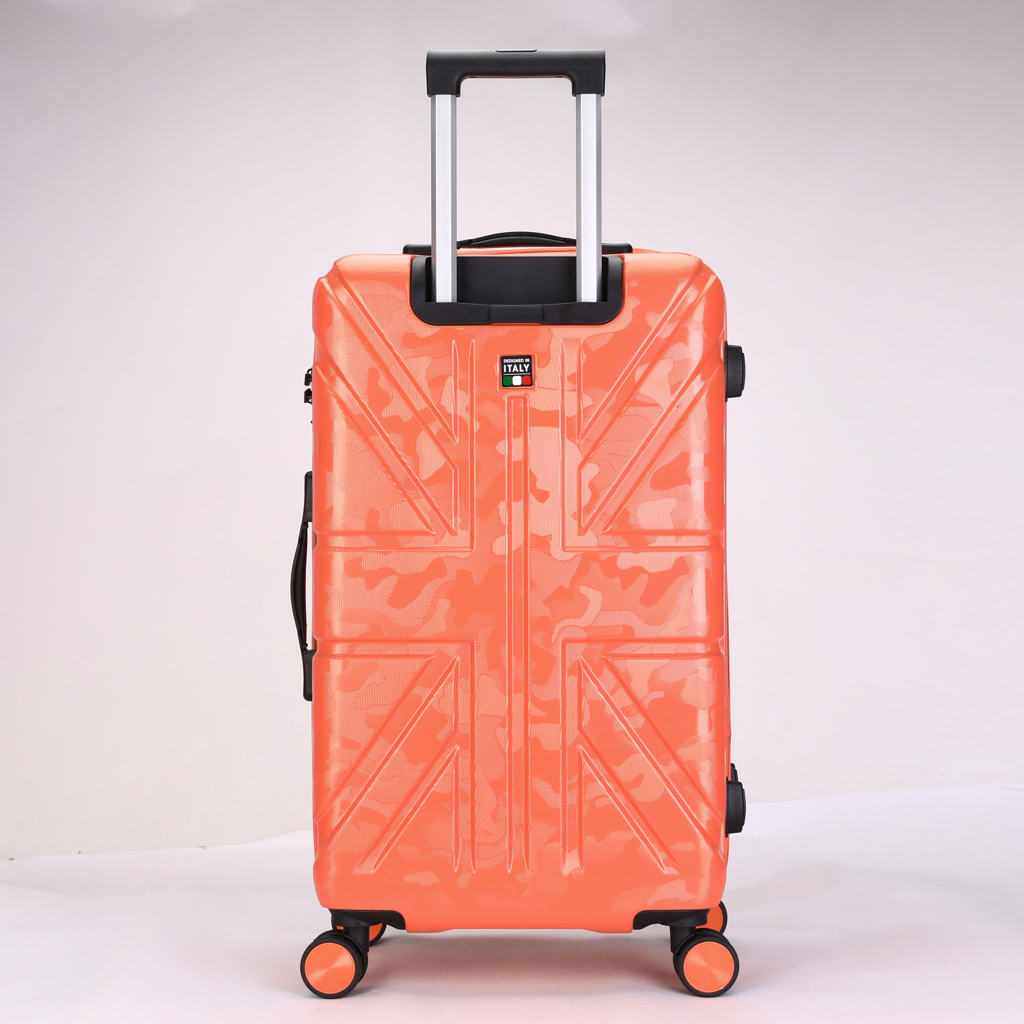 Tucci British Camo Expandable Hardside Spinner Luggage Set, 20/28/30 Inches