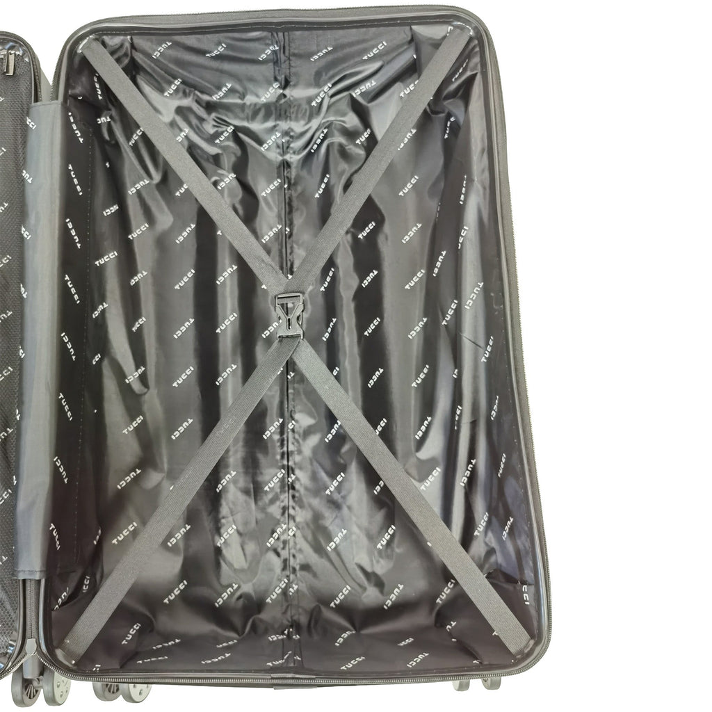 TUCCI Italy STORTO 3PC Hardside Luggage Set (20", 24", 28")