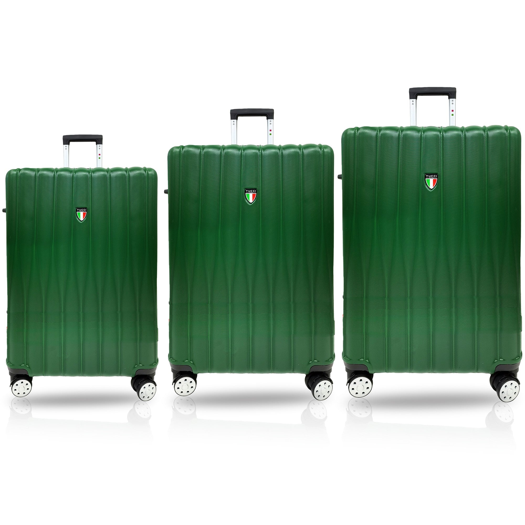 TUCCI Italy BARATRO 3PC Hardside Luggage Set (20", 24", 28")