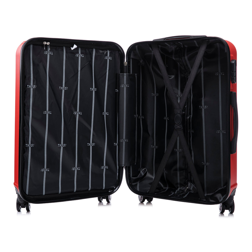 TUCCI Italy LUSTRIA 3PC Hardside Luggage Set (20", 24", 28")