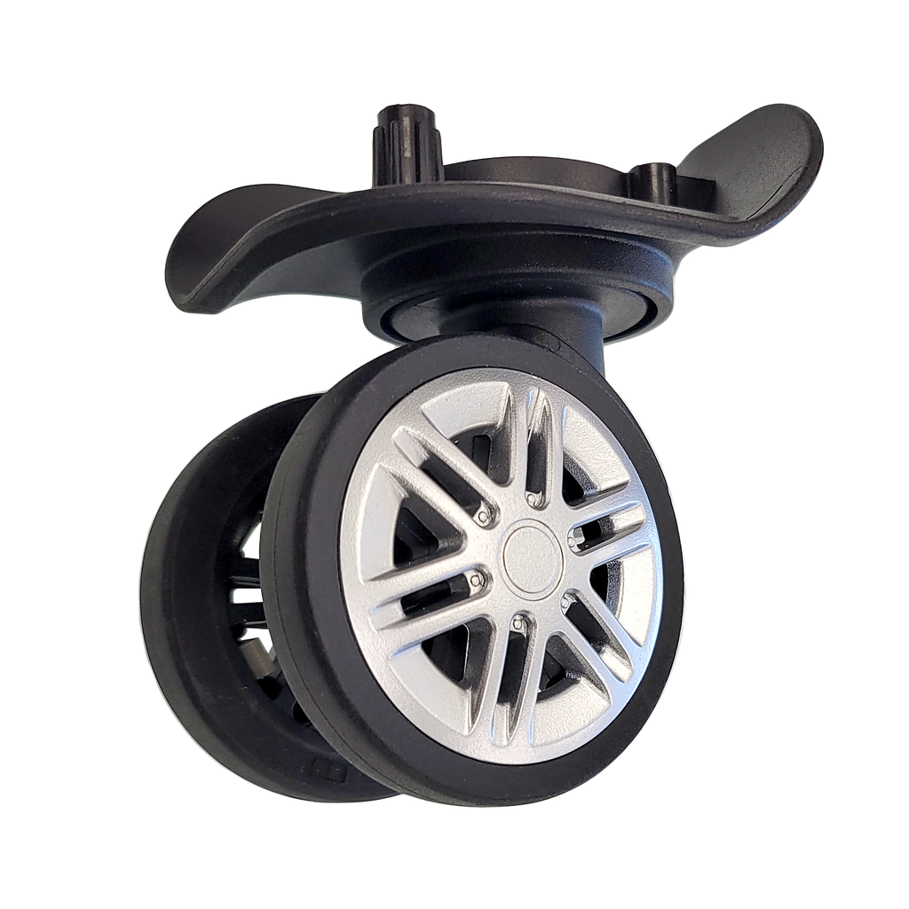 TUCCI Italy Non-detachable Lightweight Wheels with Casting for Luggage (Set of 2)