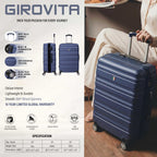 TUCCI Italy GIROVITA 3PC Hardside Luggage Set (20", 24", 28")
